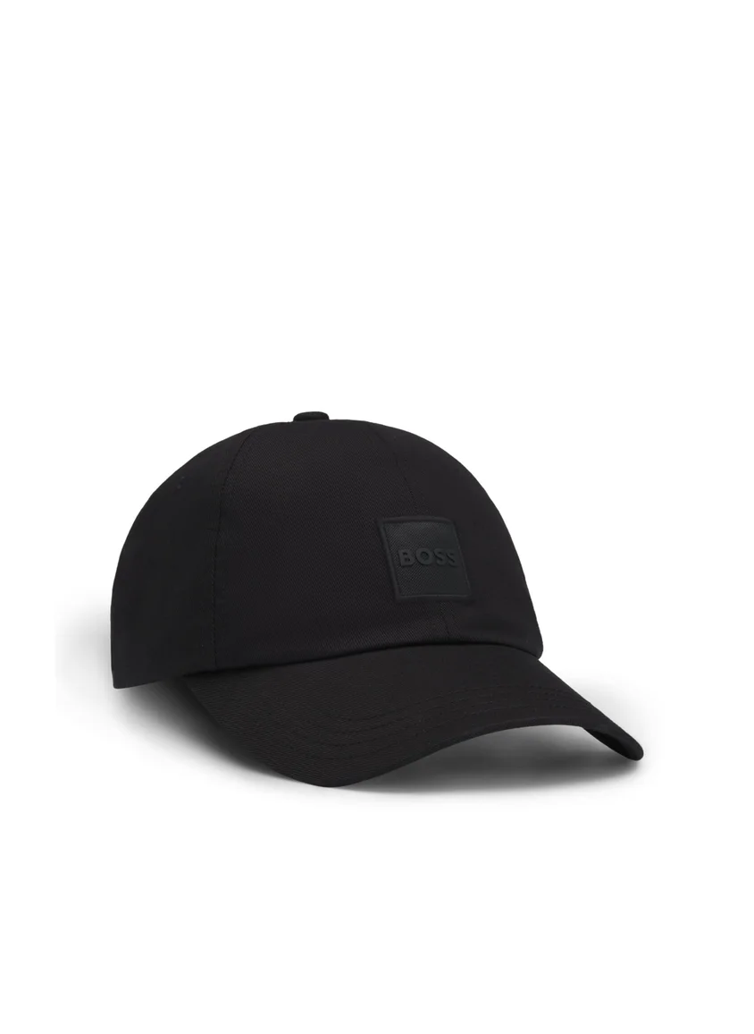 بوس Cotton-twill cap with woven logo patch