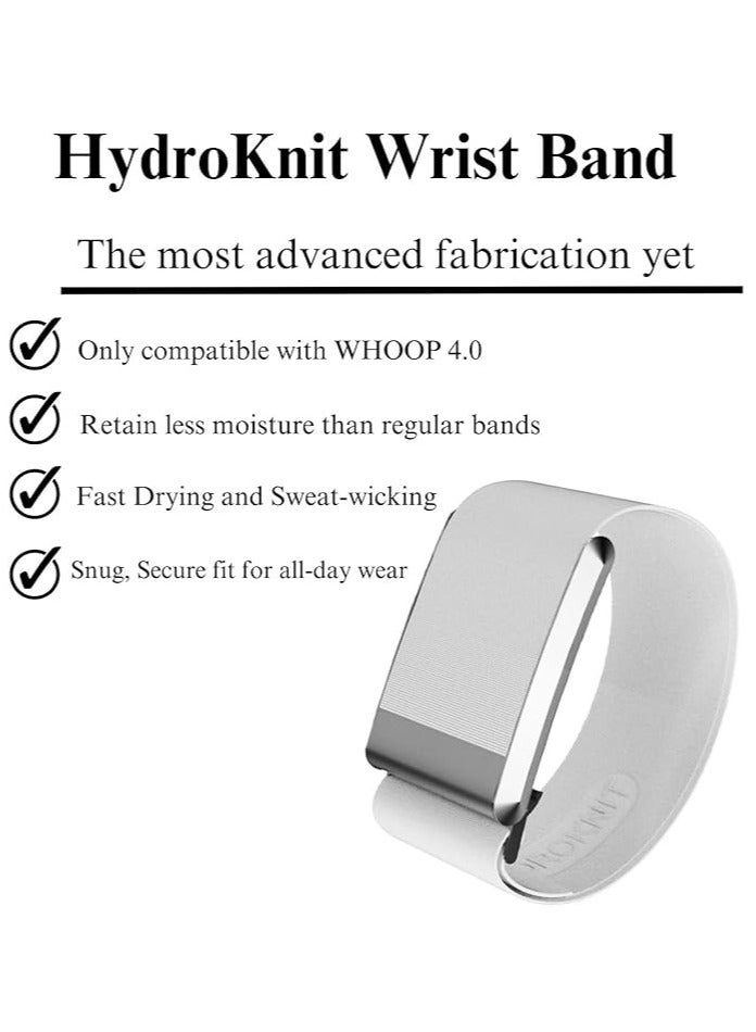 HydroKnit Wristband - Replacement Fast-Drying Band Compatible with WHOOP 4.0 - Stylish & Affordable Replacement Strap - Breathable Band Strap Including U Shape Connector - Image 3