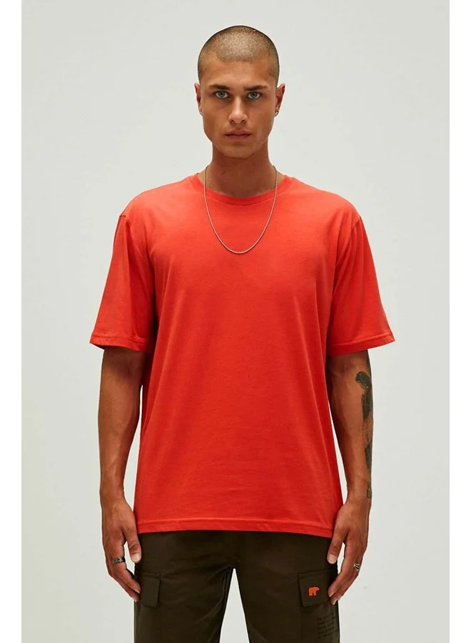 Bad Bear Routıne Red Basic Men's T-Shirt.