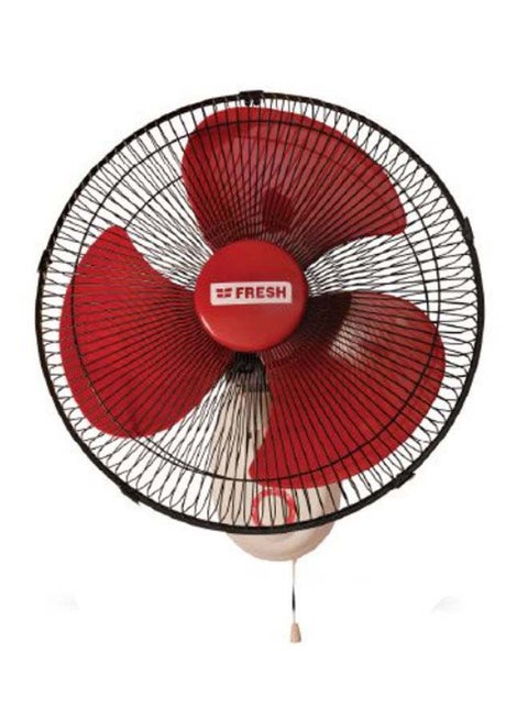 Wall Fan 50 W Brilliant 16 Red/Black/White
