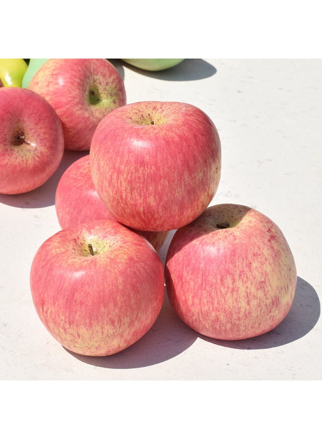 Foam Simulation Fruit Real Appearance Texture And Weight Safety Environmental Protection Soft Touch Resistant To Play And Fall-Color:100 Red For Apple  - Image 1