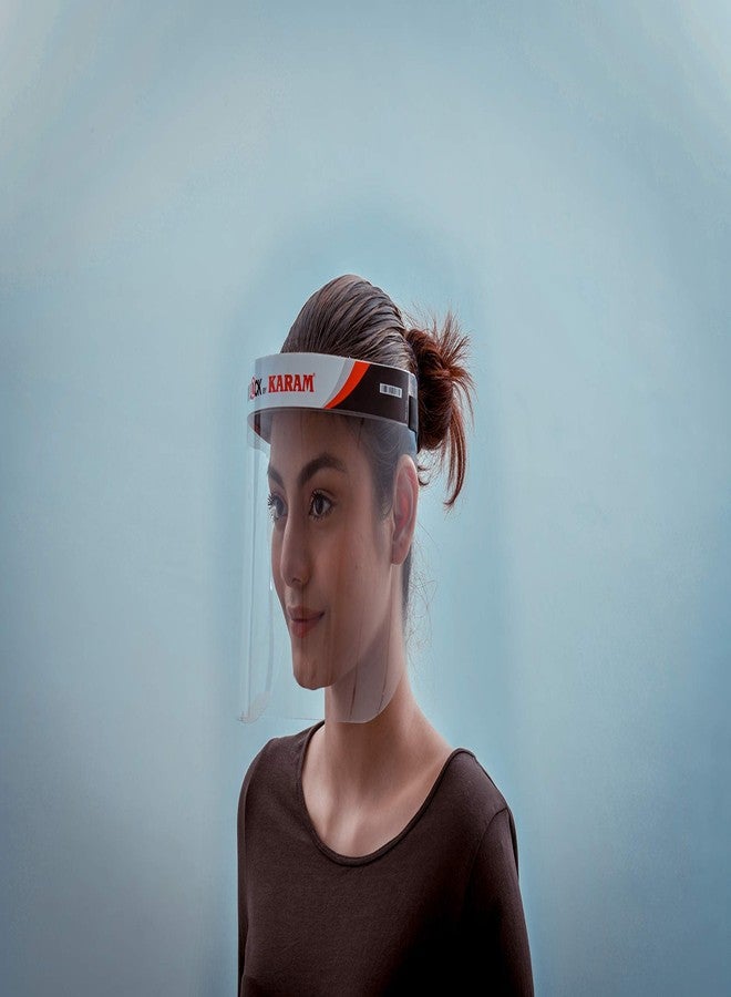 KARAM Face Shield Protects against Impact from the front and Side, ES51(IND), Pack of 25 - Image 2