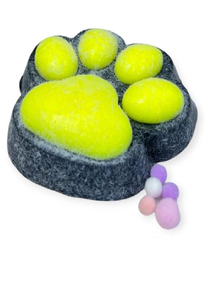 New Taba Giant Paw Squishy 2025 for Kids Adults, Big Furry Cat Paw Squishy Toys for Stress Relief,Super Soft Squeeze Fidget Toys 14 Cm Large Size Squishies