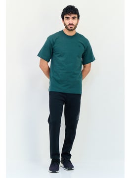 adidas Originals Men Sportswear Fit Short Sleeve Outdoor T-shirt, Green  - Image 3