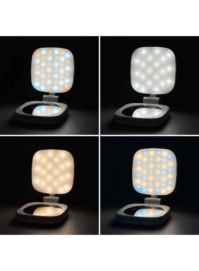 Portable video light DY-06 Magnetic with mirror 2500-7000K (7*6cm) - Image 3