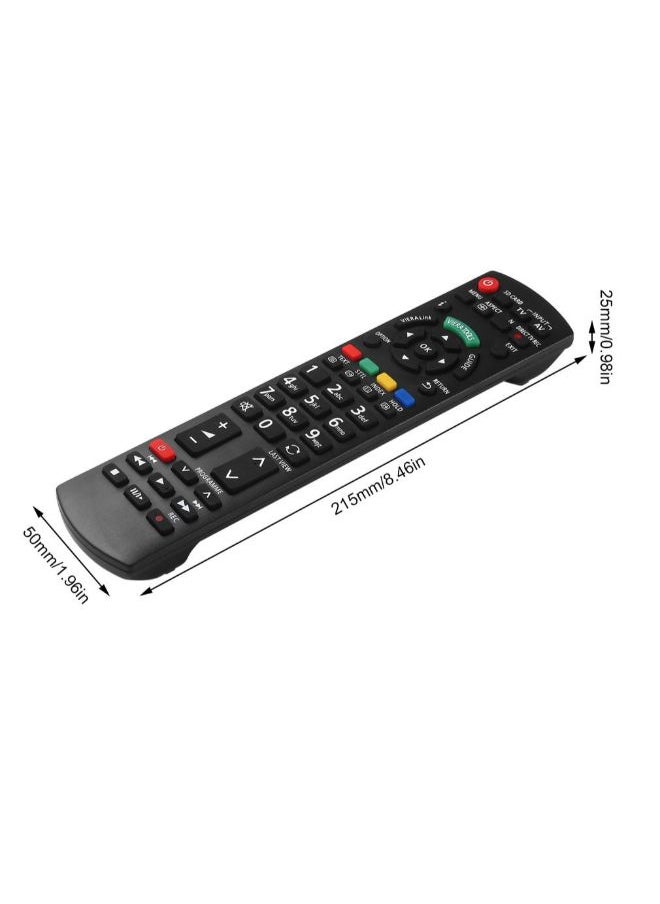 Generic - Smart TV Remote Control Replacement For Panasonic TV Black - Image 1