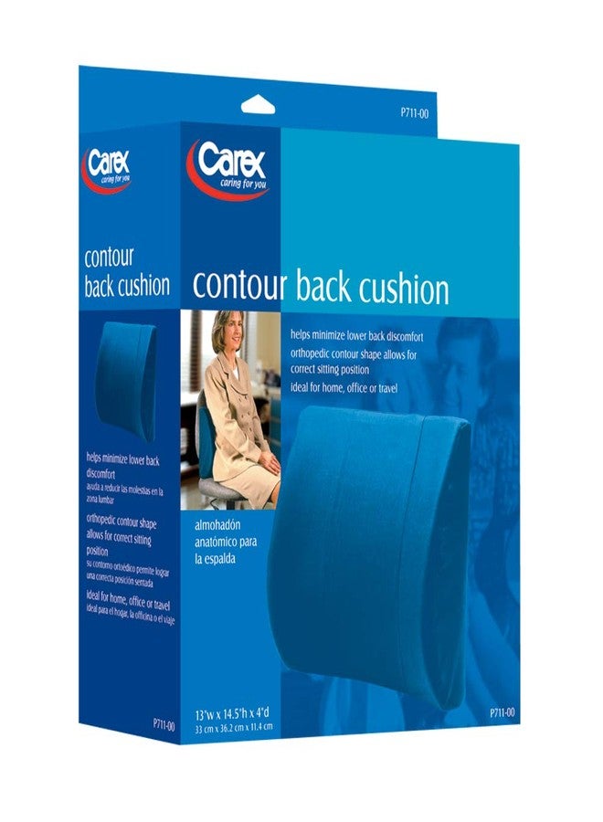 Carex Contour Pillow Office Chair Back Support - Lumbar Support Pillow - Back Cushion, Lower Back Pillow and Desk Chair Back Support - Image 2