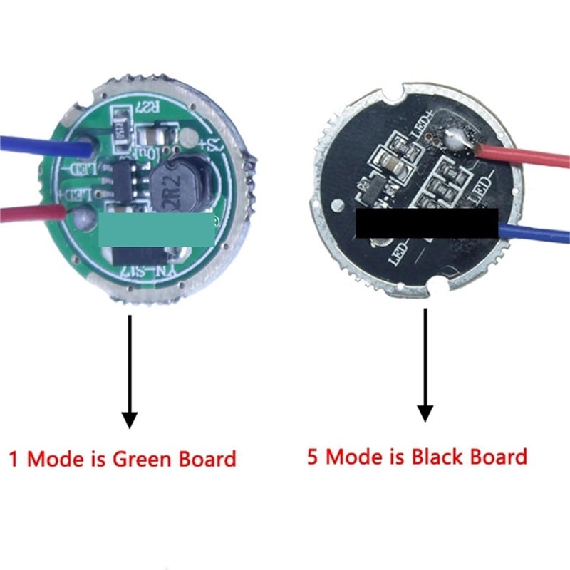17mm 5 Mode LED Driver 3W DC 3.7V for XPPE XP E XBD XB D Flashlight 1PCS - Image 2