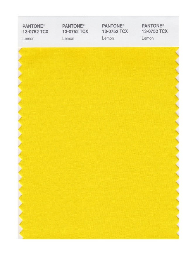 PANTONE Smart 13-0752X Color Swatch Card, Lemon - Image 2