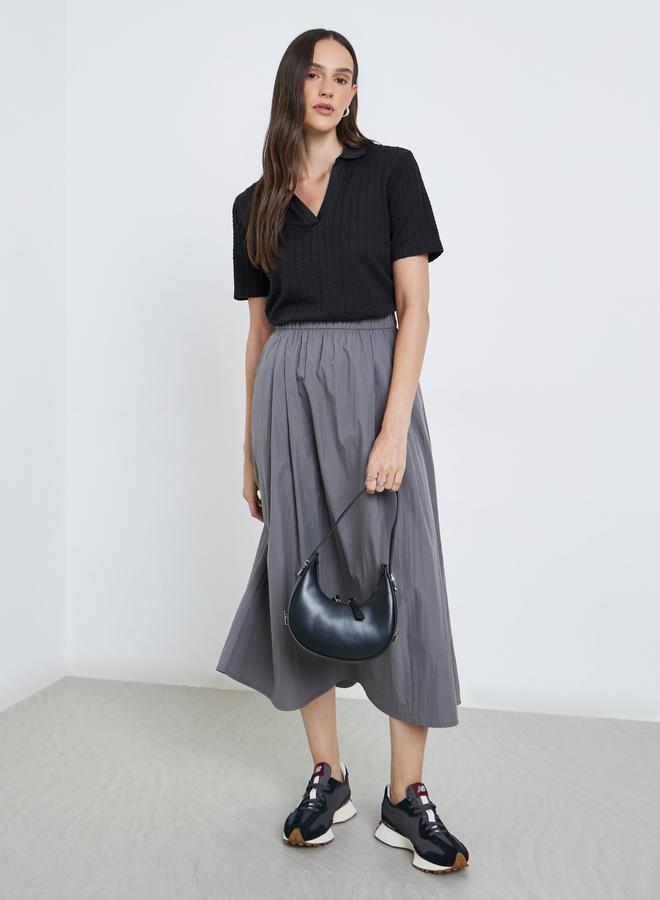 ستايلي تيشيرت بولو بقصة مريحة - Image 2