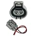 AUOSTMO Brake ActuatorRadiator Fan Motor 2Pin Female Connector Pigtail TS187187 OE 9098010928 Cross TE 61761466 fits Toyota Highlander 20082019 RAV4 20132018 Lexus RX 20102015 LC 20182023 - Image 2
