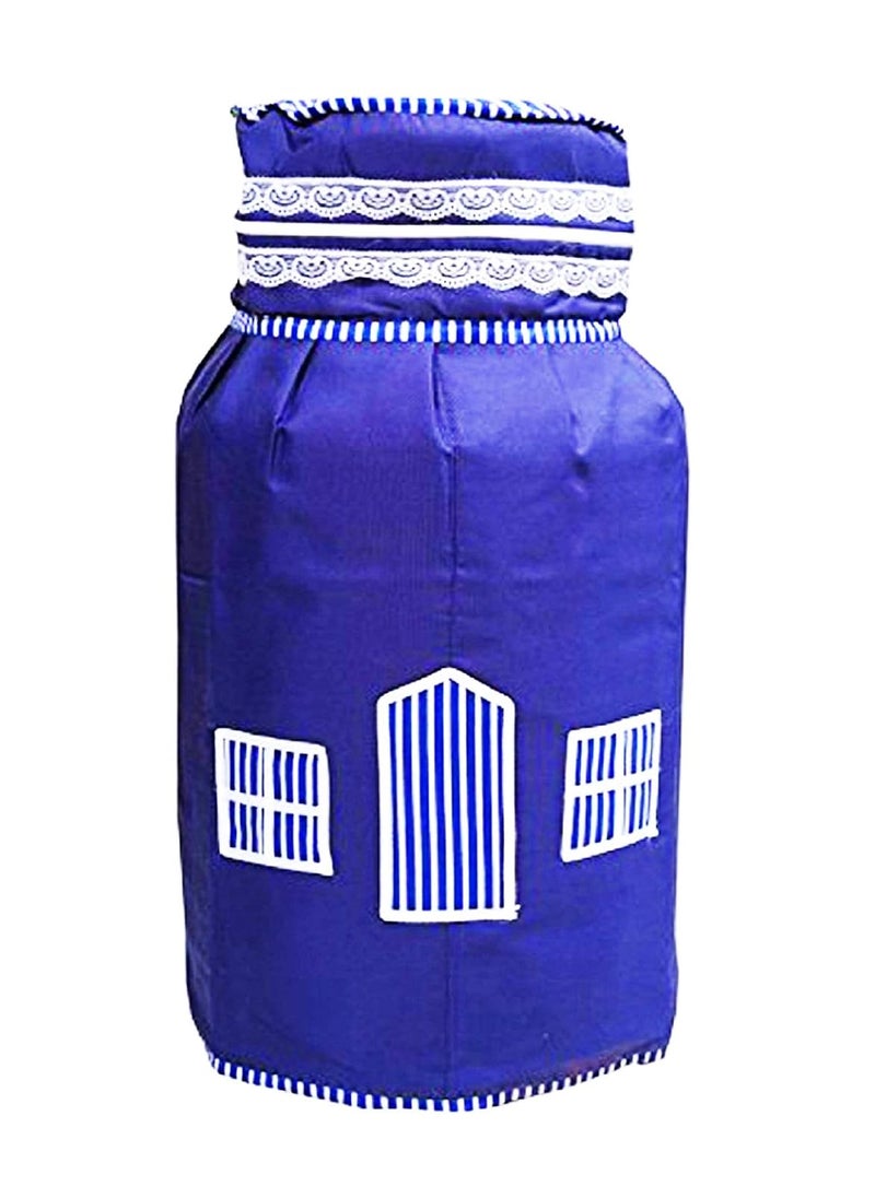 Kuber Industries Kuber Industries Cotton Cylinder Cover Royal Blue CTKTC30987  - Image 1