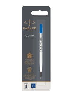 PARKER 1-Piece Quink Rollerball Pen Refill Medium Tip Blue  - Image 1