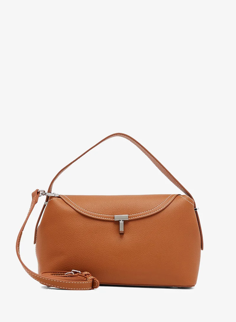 ELLA classic top handle bag with flap