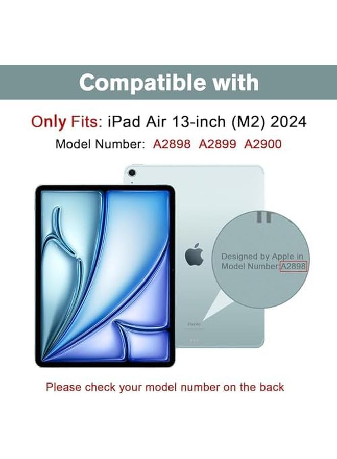 Procases 2 Pack Screen Protector For Ipad Air 13 Inch 2024 + 2 Pack Camera Lens Protector Matching Ipad Colors Tempered Glass Film Guard For Ipad Air 13" 2024 M2 Blue - Image 3