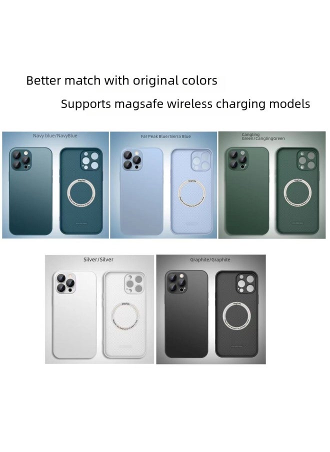 Generic - Digital Computer/For Iphone Protective Case - Transparent Clear Color Durable Tpu Material Precise Cutouts For Buttons Ports-Color:titanium Ash-Applicable Model:12 - Image 1