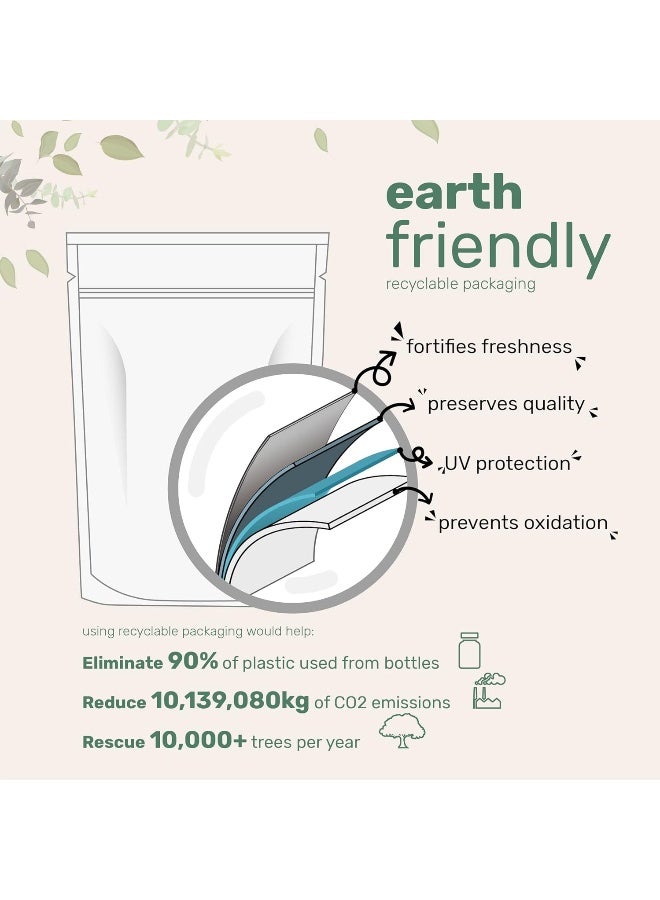 مايكرو إنجريدينس مسحوق الجلوتامين الأميني الطبيعي - يعزز كتلة العضلات وتعافيها (1 كجم / 2.2 رطل) نباتي - Image 5