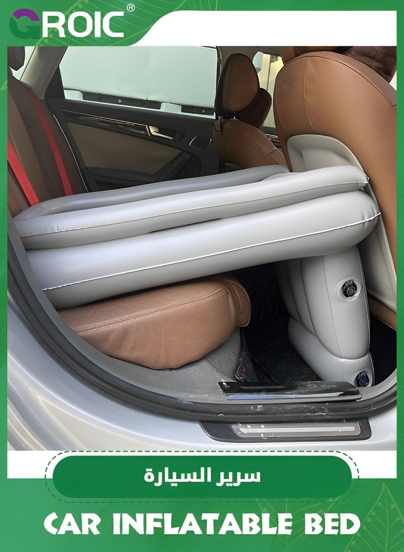 GROIC Car Bed for Kids,Airplane Toddler Travel Bed,Car Seat Extender Kids,Toddler Blow Up with Vehicle Pump,Toddler Train Airplane Car,Kids Aero - Image 5