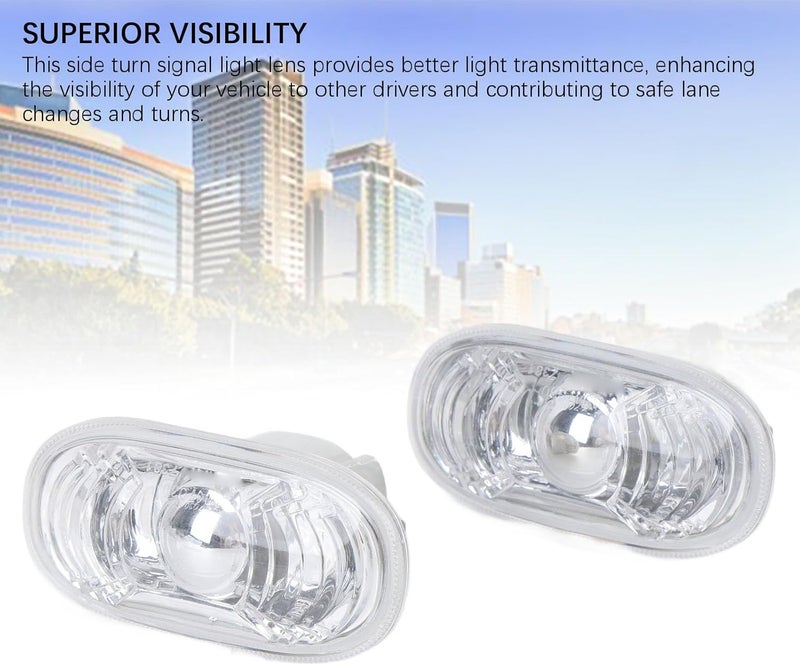 Generic Side Turn Signal Light Lens with Long Lifespan for FD2 2006-2011, Easy Installation for Enhanced Visibility, 2 Pcs for Stylish Drivers - Image 4