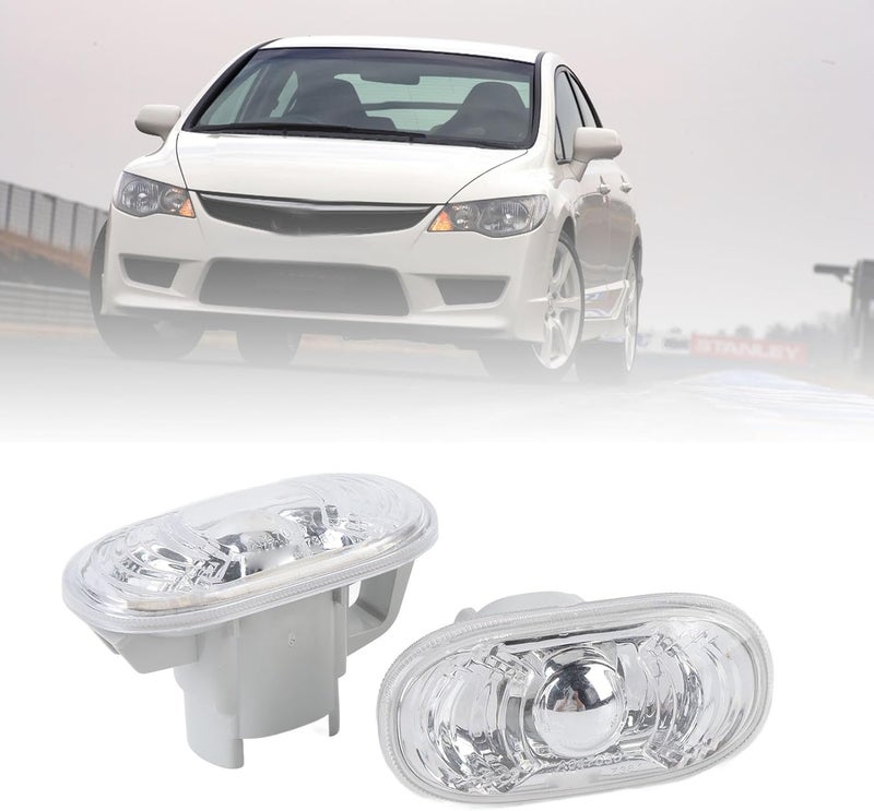 Generic Side Turn Signal Light Lens with Long Lifespan for FD2 2006-2011, Easy Installation for Enhanced Visibility, 2 Pcs for Stylish Drivers - Image 2