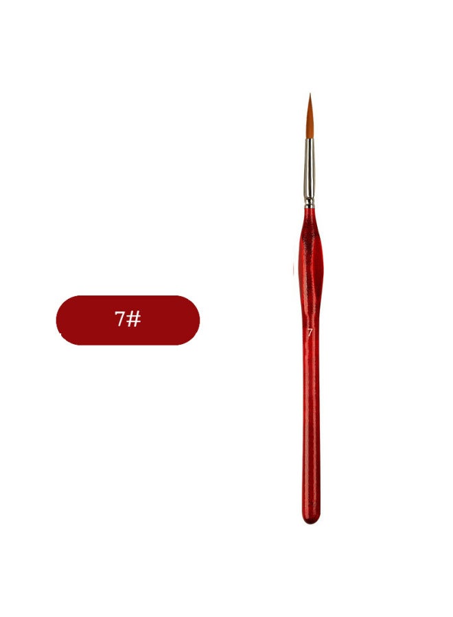 Nine Extremely Three-sided Drawing Pen Watercolor Gouache Brushwork Outline Tracing Pen Drawing Surface-drawing Photo Pen Extra Traditional Chinese Painting Hand-painted - Image 1