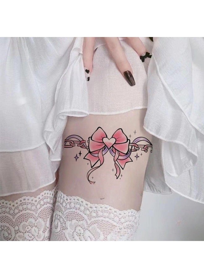 10pcs Cute Hello Kitty Flower Arm Waterproof Long Lasting Tattoo Sticker, Anime Waterproof Tattoos Durable Color kawaii Tattoo Sticker Gifts - Image 5