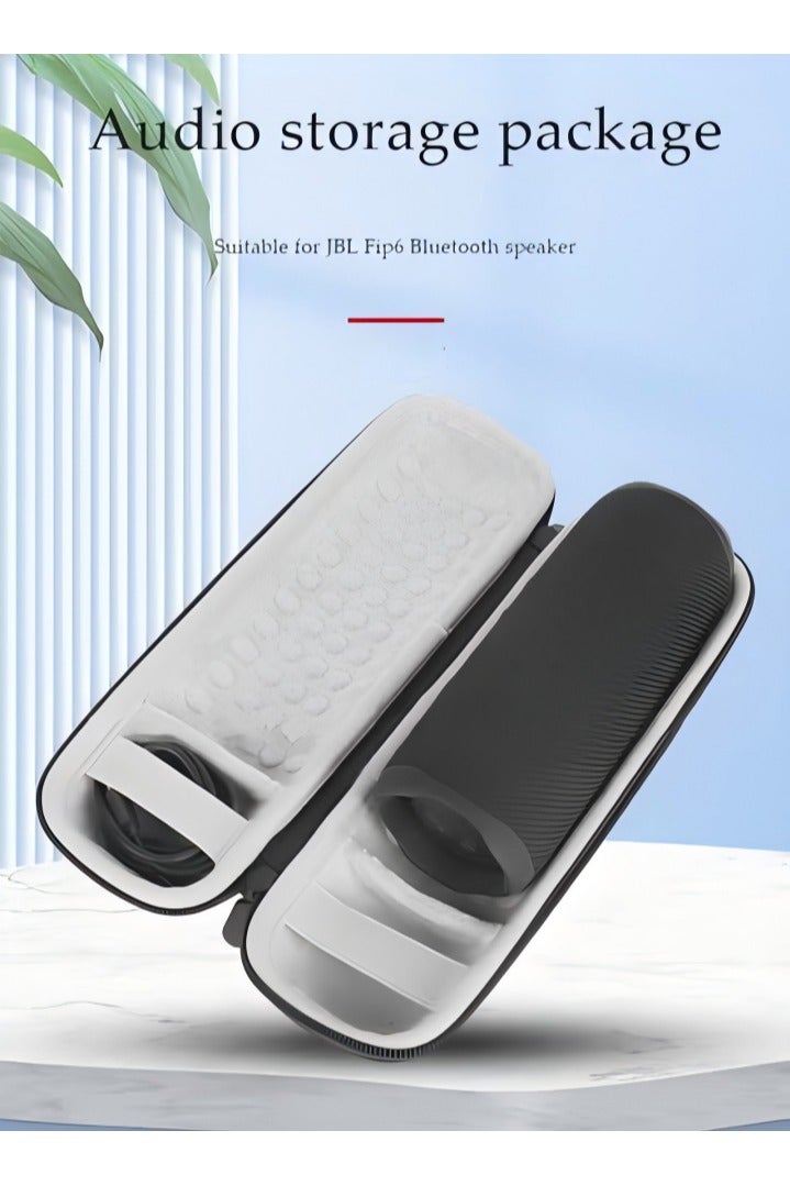 Hard Travel Case for JBL Flip6, Portable Waterproof Bluetooth Speaker, Carrying Storage Bag Fits Charger and USB Cable, for Travel, Storage and More (Case Only) - Image 4