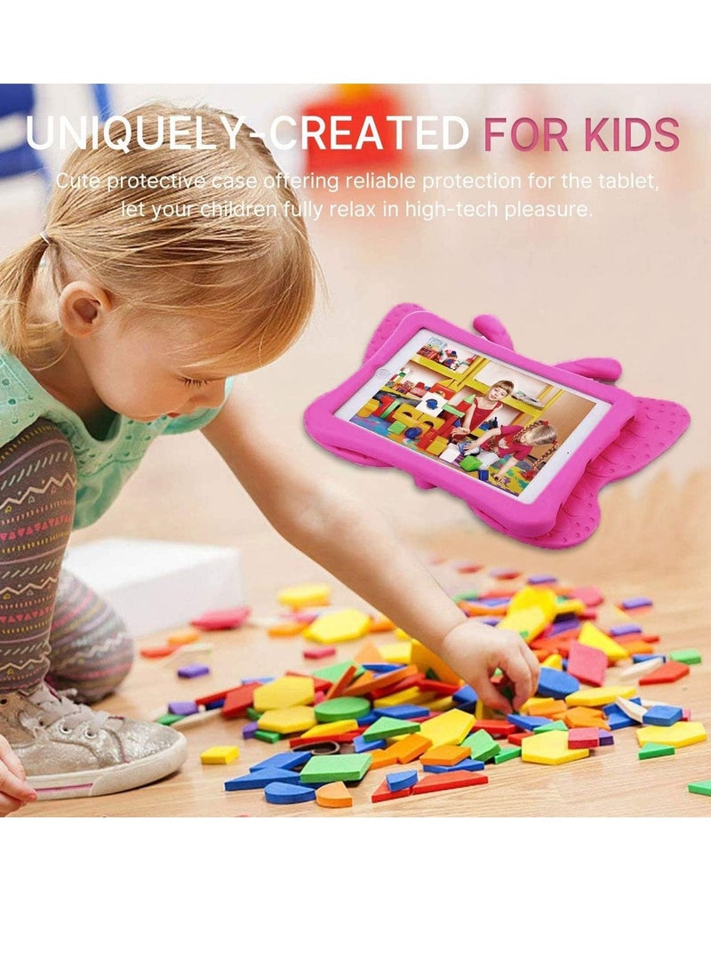 iPad 10.2 Case for Kids, iPad 8th 2020 Case, 3D Cute Cartoon Butterfly Cover Non-Toxic EVA Foam Wings Kickstand Kid-Proof Shockproof Bumper Girl Boy Gift for Apple iPad 7 8 Gen 10.2' - Image 3