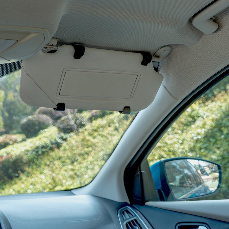 BrainExploder Sun Visor License Plate Mount (Universal Fit) No Drill, No Tool Install for a Clean Look and No Clutter on The Front of Vehicle (Black) - Image 3
