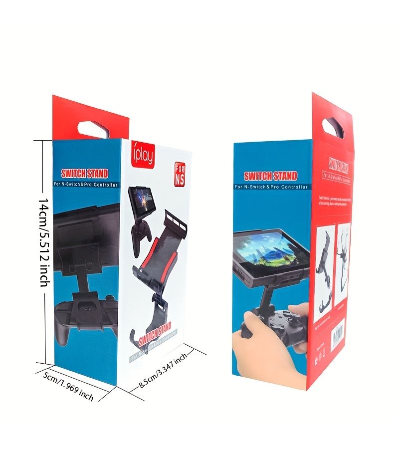 Black Adjustable Gaming Console Mount Clip For Switch Pro Controller Video Game Holder Stand Clamp - Image 3