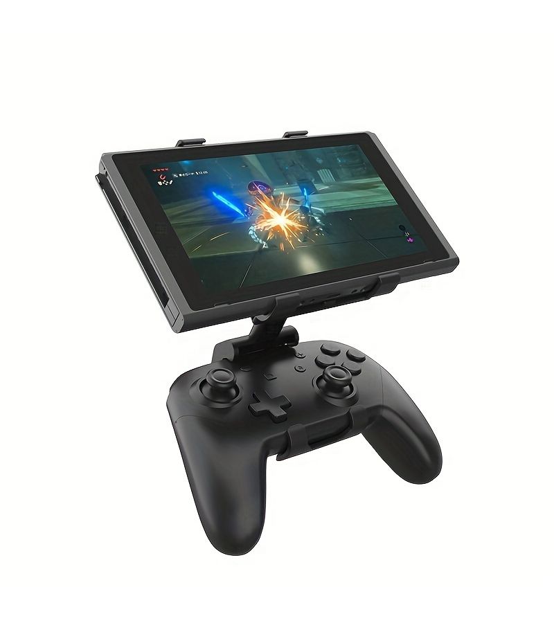 Black Adjustable Gaming Console Mount Clip For Switch Pro Controller Video Game Holder Stand Clamp - Image 5