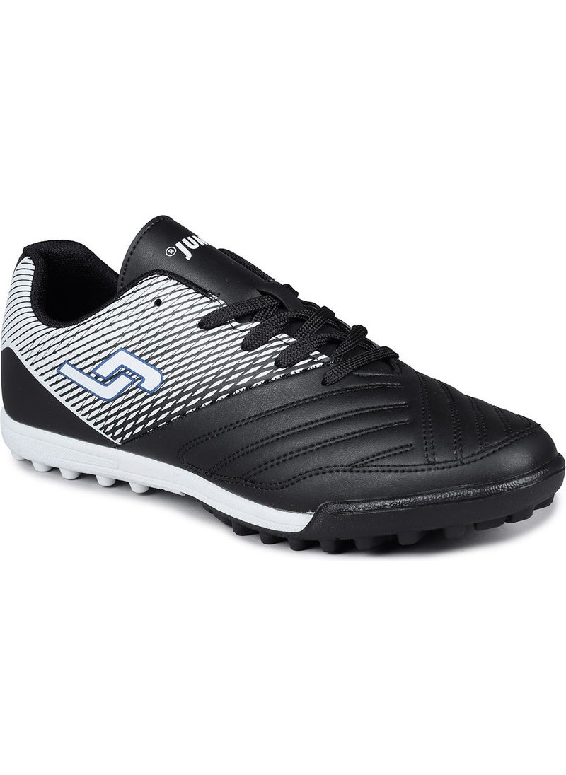 Jump - 28034 Black - Royal Blue Astroturf Football Boots - Image 1