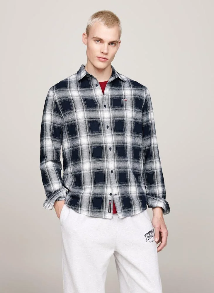 تومي جينز Logo Print Regular Fit Shirt