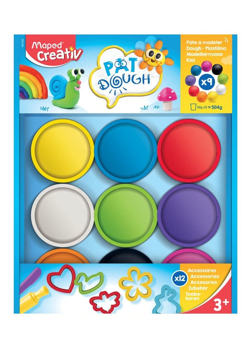 Maped مجموعة عجينة تشكيل إبداعية مكونة من 12 قطعة متعددة الألوان - Image 1