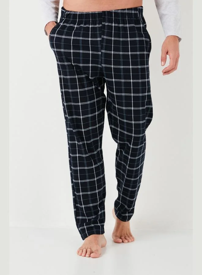 Buratti  Buratti Plaid Cotton Elastic Waist Regular Fit Long Sleeve Pajama Set Men's PAJAMAS SET 6572003 for Men | Best Price UAE