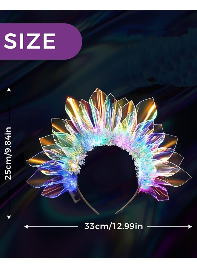 لامعة حزام ليد التاج الشعر لامع حزام الرأس لامع الملابس لامع الشعر المرأة - Image 3