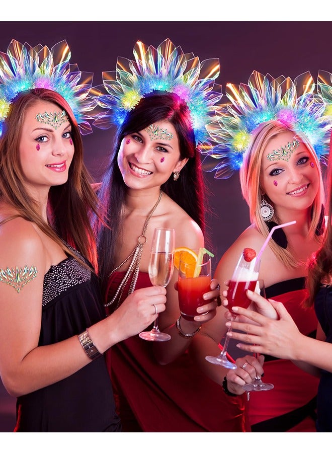 لامعة حزام ليد التاج الشعر لامع حزام الرأس لامع الملابس لامع الشعر المرأة - Image 5