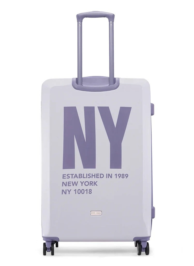 MIRRORED Hardside Luggage on Wheels for Unisex | Ultra Lightweight ABS on with Spinner Wheels 4 Color LAVENDER BLUE