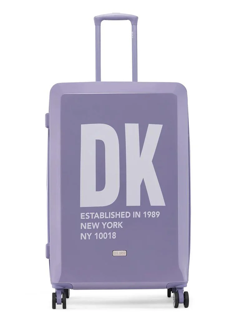 DKNY MIRRORED Hardside Luggage on Wheels for Unisex | Ultra Lightweight ABS on with Spinner Wheels 4 Color LAVENDER BLUE