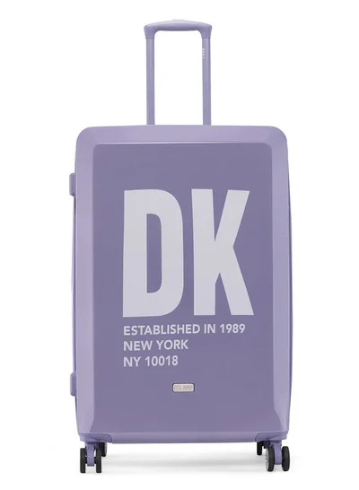 DKNY MIRRORED Hardside Luggage on Wheels for Unisex | Ultra Lightweight ABS on with Spinner Wheels 4 Color LAVENDER BLUE