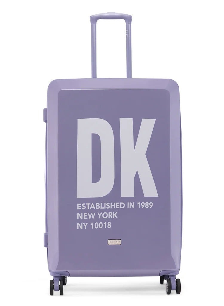 DKNY MIRRORED Hardside Luggage on Wheels for Unisex | Ultra Lightweight ABS on with Spinner Wheels 4 Color LAVENDER BLUE - Image 1