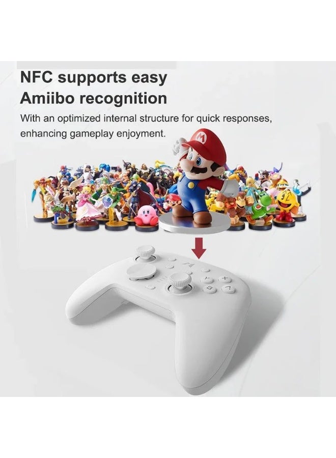 موباباد Mobapad N1 S Liquid Silicone Gaming Controller with Hall Effect, Bluetooth for NS / PC / Android, Pink - Image 2