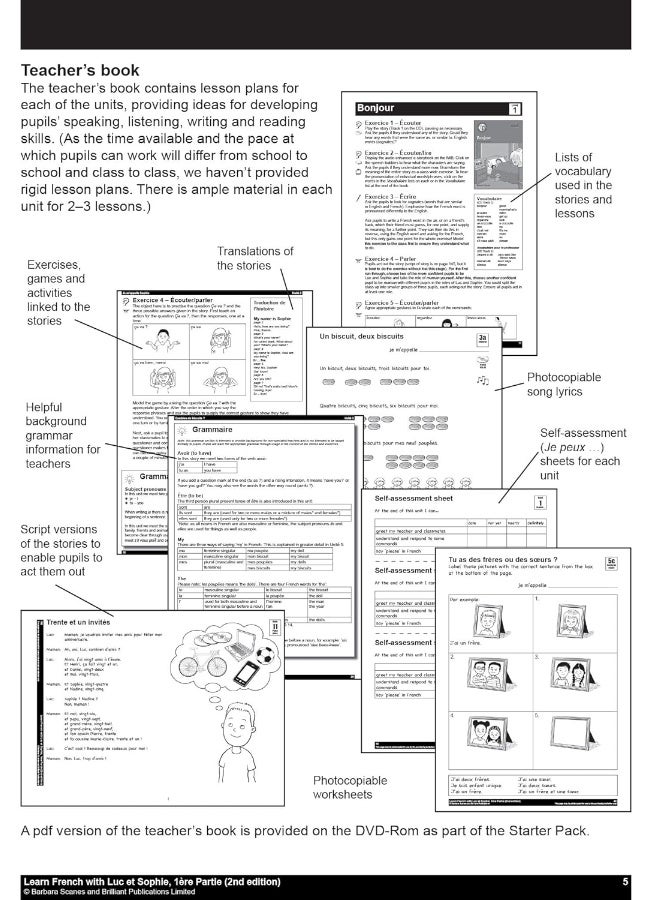 Learn French with Luc et Sophie 1Ã¨re Partie (Part 1) Starter Pack Years 3-4 (2nd edition): A story-based scheme for teaching French at KS2