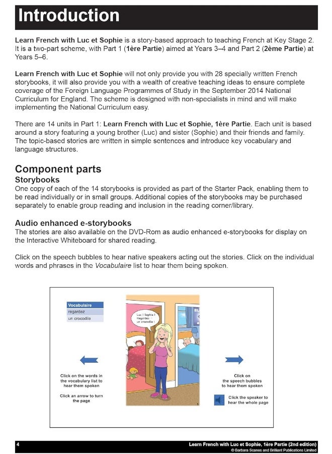 Learn French with Luc et Sophie 1Ã¨re Partie (Part 1) Starter Pack Years 3-4 (2nd edition): A story-based scheme for teaching French at KS2
