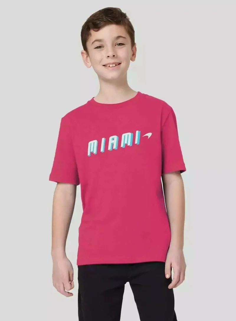 Mclaren JUNIOR MIAMI NEON GRAPHIC T-SHIRT