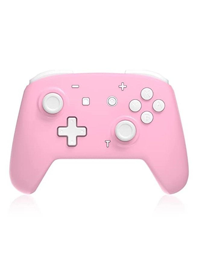 Generic - Wireless Controller for Nintendo Switch/Switch Lite, momen Pink Wireless Pro Controller with Turbo, Motion, Adjustable Vibration, Wake-Up, Gyro Axis - Image 1