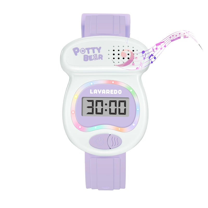 A ALPS Kids Watch Potty Training Watches for Boys and Girls, Potty Timer Toilet Shape and LED Colorful Lights, Music Reminds Kids It's Time to Go to The Bathroom, Fun Gift for Moms and Toddlers - Image 1
