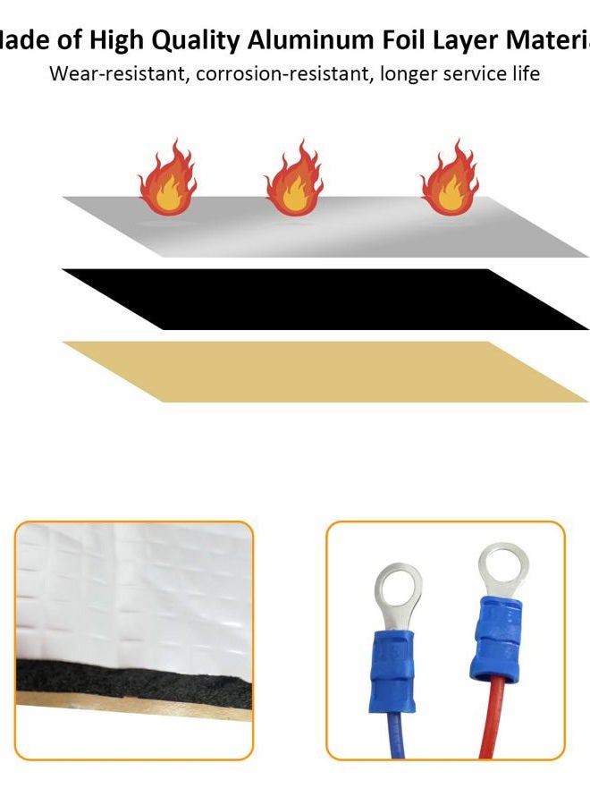 YUANTUO 12" x 18" RV Tank Heater Pad 12V DC, 2Pack Water Tank Heating Pad with Constant Temperature Heating Plate, Use with Up to 50 Gallons Fresh Water - Image 4