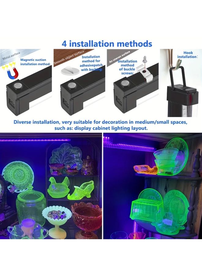 Blacklight Kit 2 1 نموذج شريط الأشعة فوق البنفسجية وضوء الشريط لحفلة التوهج الهالوين - Image 5