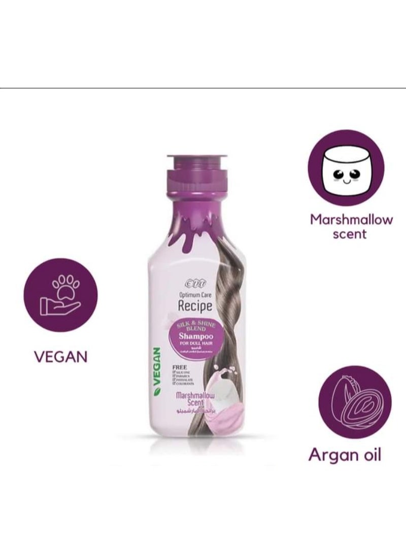 إيفا ايفا شامبو سيلك اند شاين بليند اوبتيموم كير برائحة المارشميلو ، 350 مل - Image 4